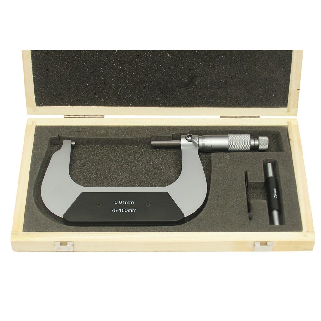 MIKROMETRS 75-100 MM DIN863