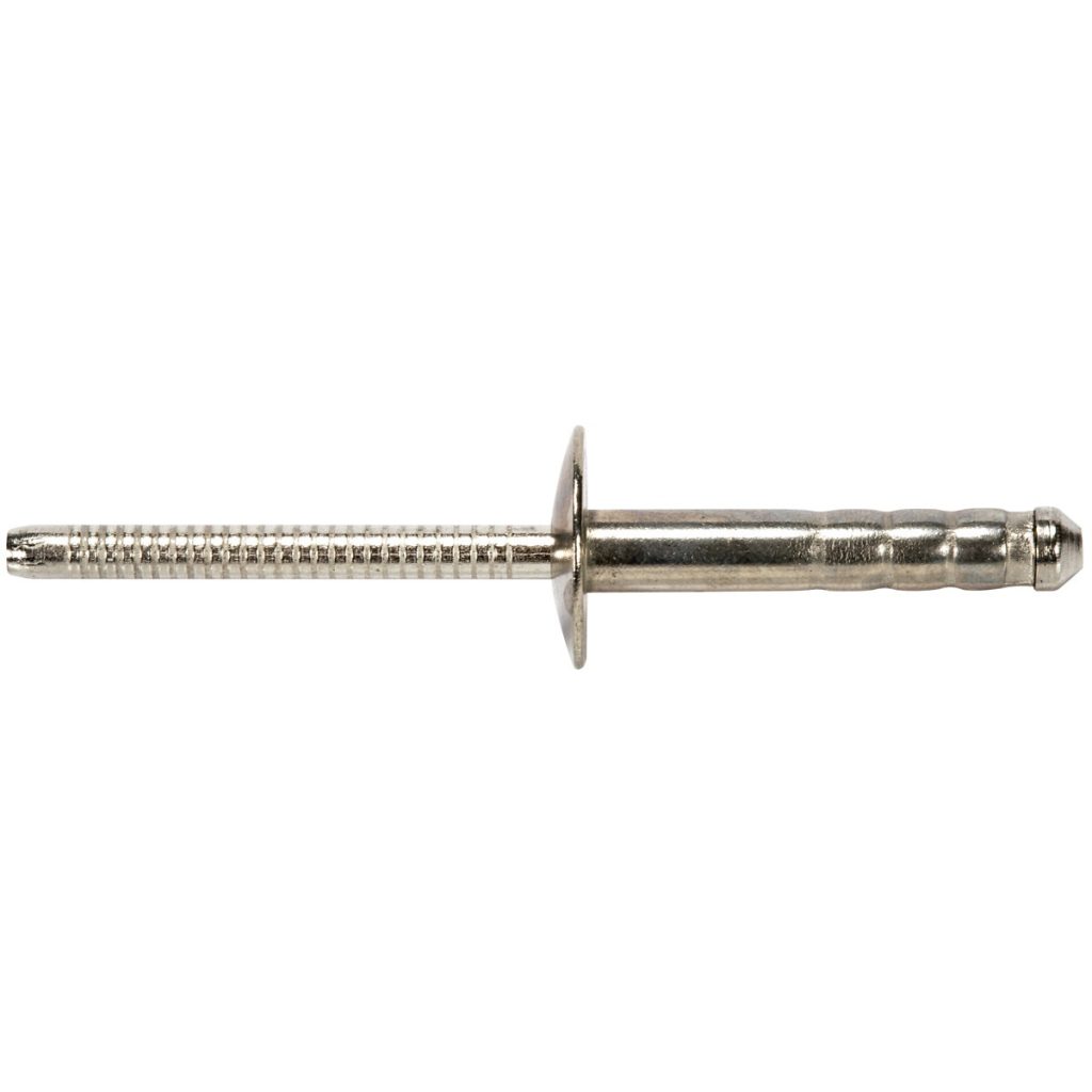 Slēptā kniede 4,8x25 mm 10 gab. ar lielu ārējo galvu