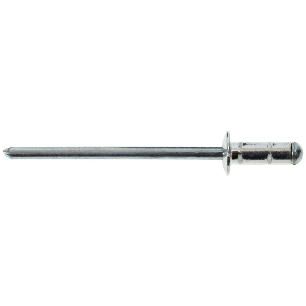 Slēptā kniede 3,2x8 mm 20 gab. ar daudzpaneļu galviņu iekšpusē 1