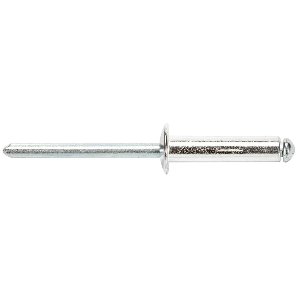 Slēptā kniede 4,8x20mm/100gab tērauda/alu