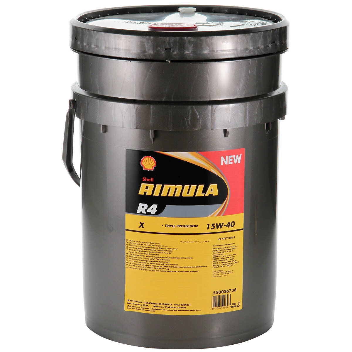 Shell rimula r4 x 15w-40 20l