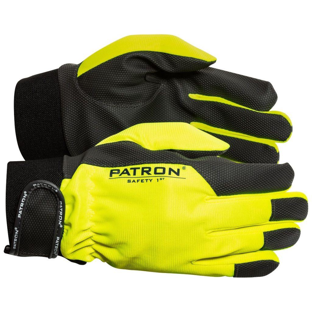 Darba cimdi 11 hi-vis britex pu velcro