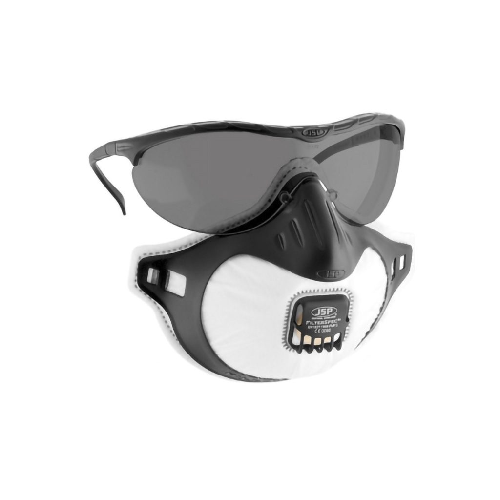 Filterspec melns/smoke ffp3