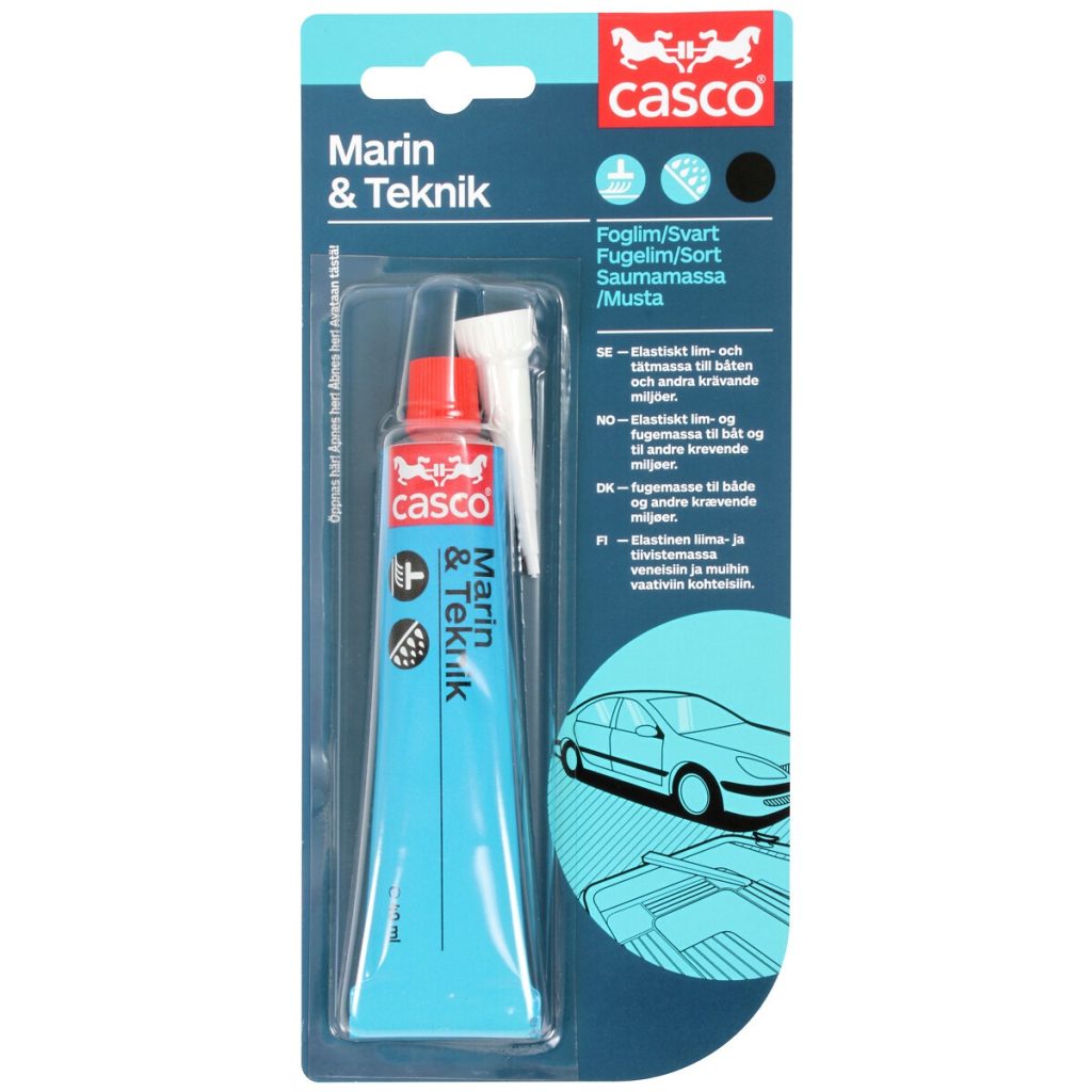 Blīvējuma savienojums 40ml melns marin teknik