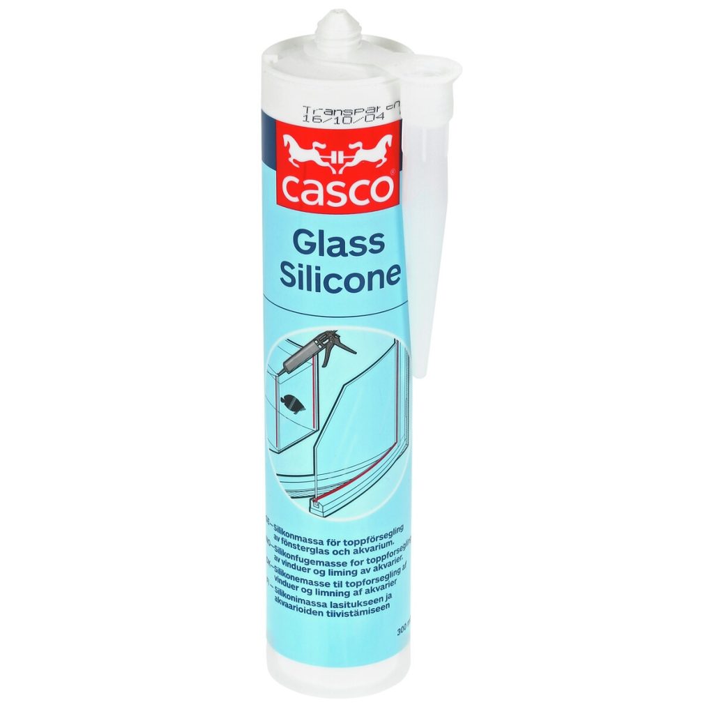 Stiklojošs silikona 300ml casco akvārijs, piem.
