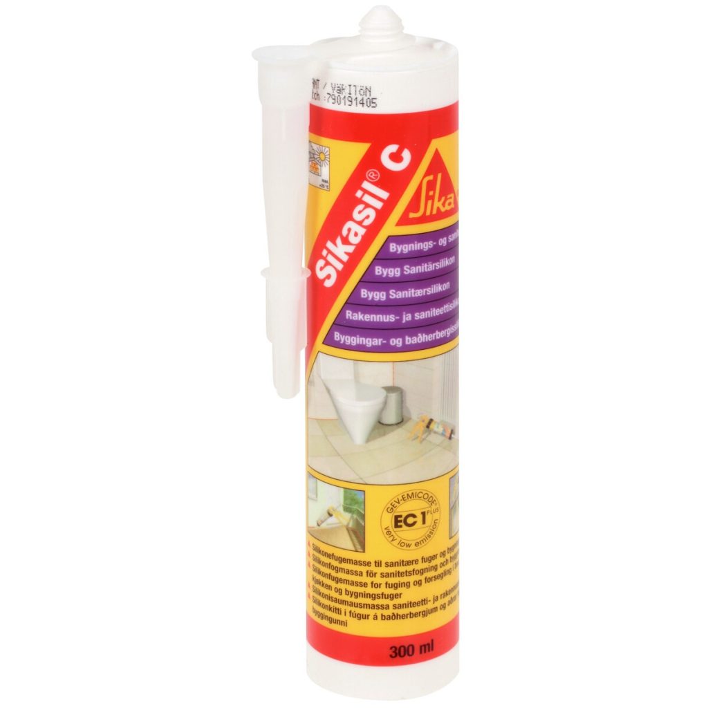 Sanitārsilikons caurspīdīgs 300ml sikasil c
