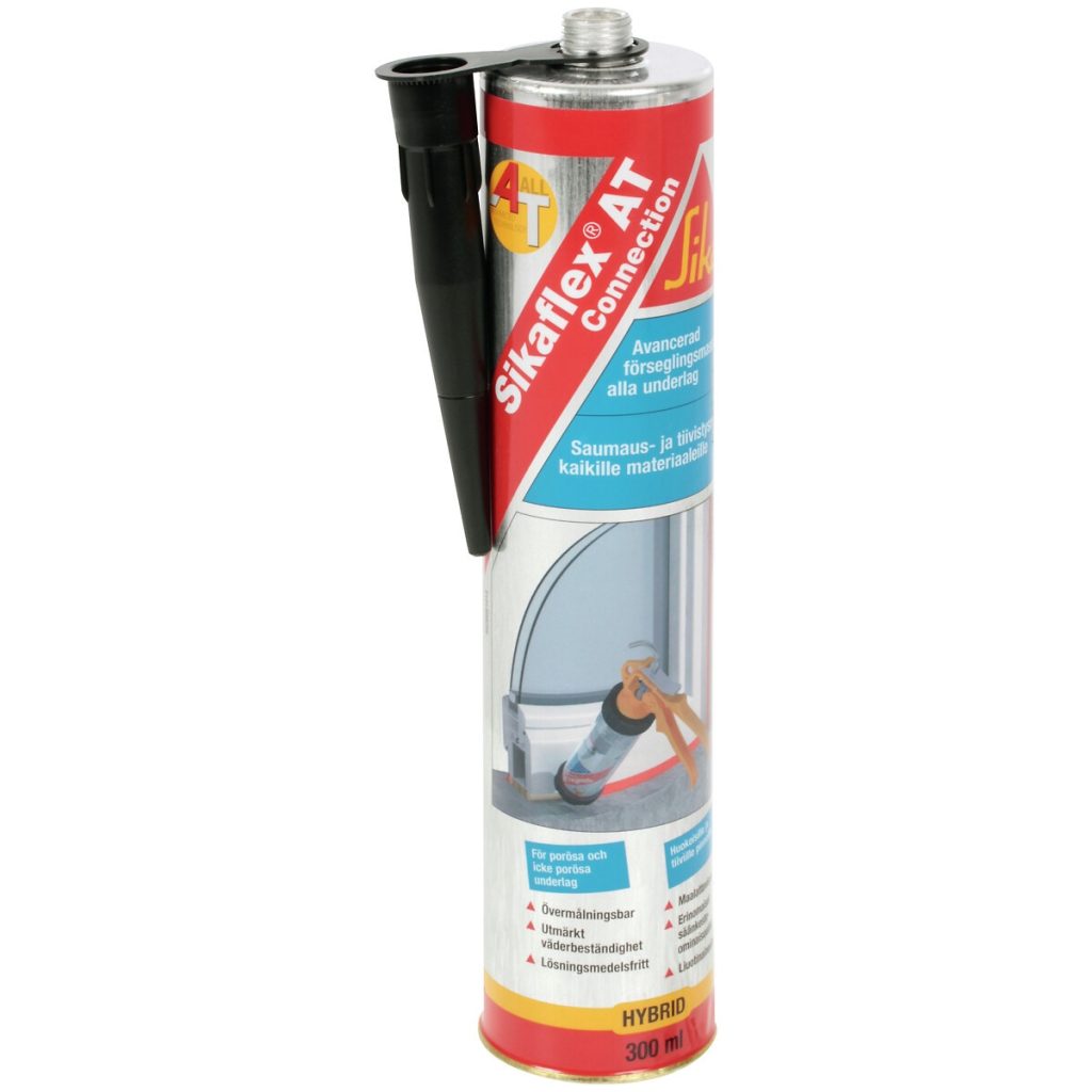 Savienojumu hermētiķis melns 300ml sikaflex at-c