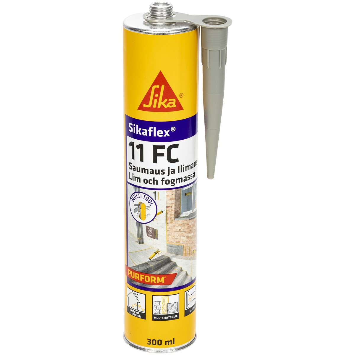 PU PASTA PELĒKA 300ML SIKAFLEX 11FC PURFORM