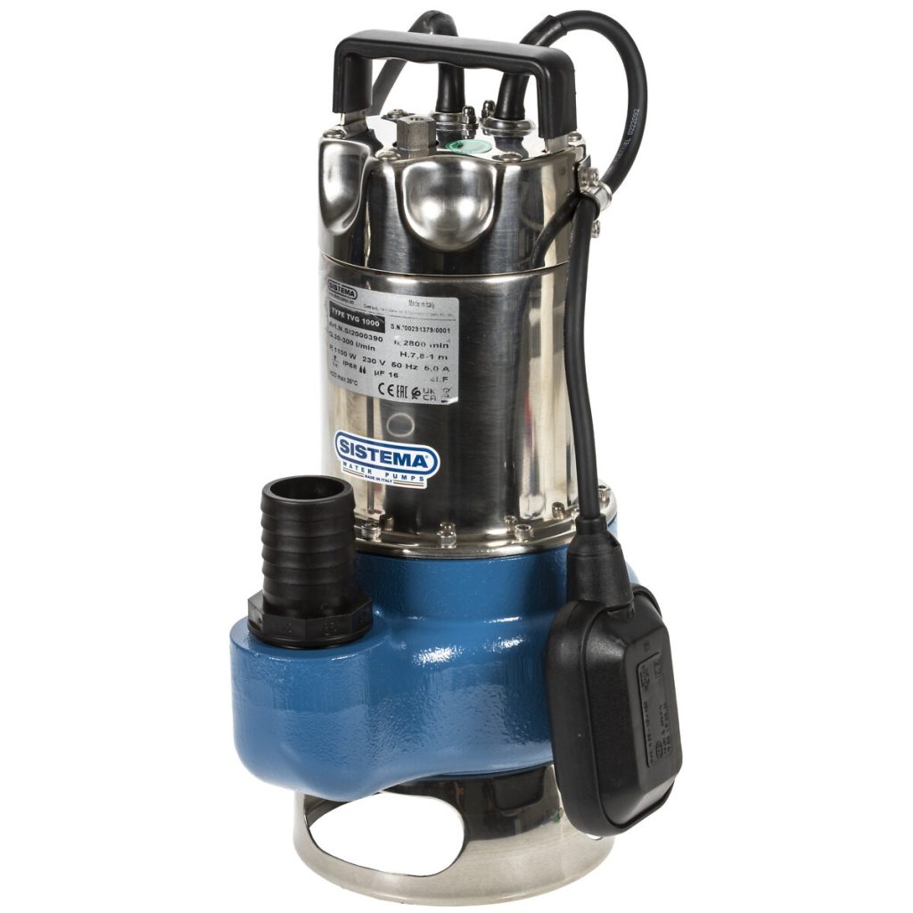 Iegremdējamais sūknis tvg 1000 av 1100w / 230v