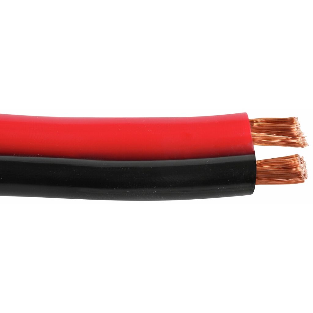 Elektriskais kabelis 2x25mm2 melns/sarkans
