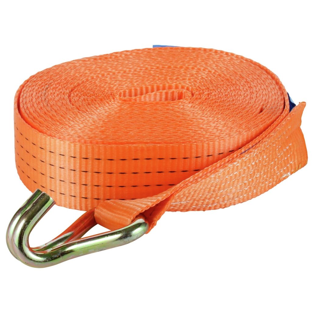 Slodzes saistošā josta 50mm/9,5m ar āķi 2/4t