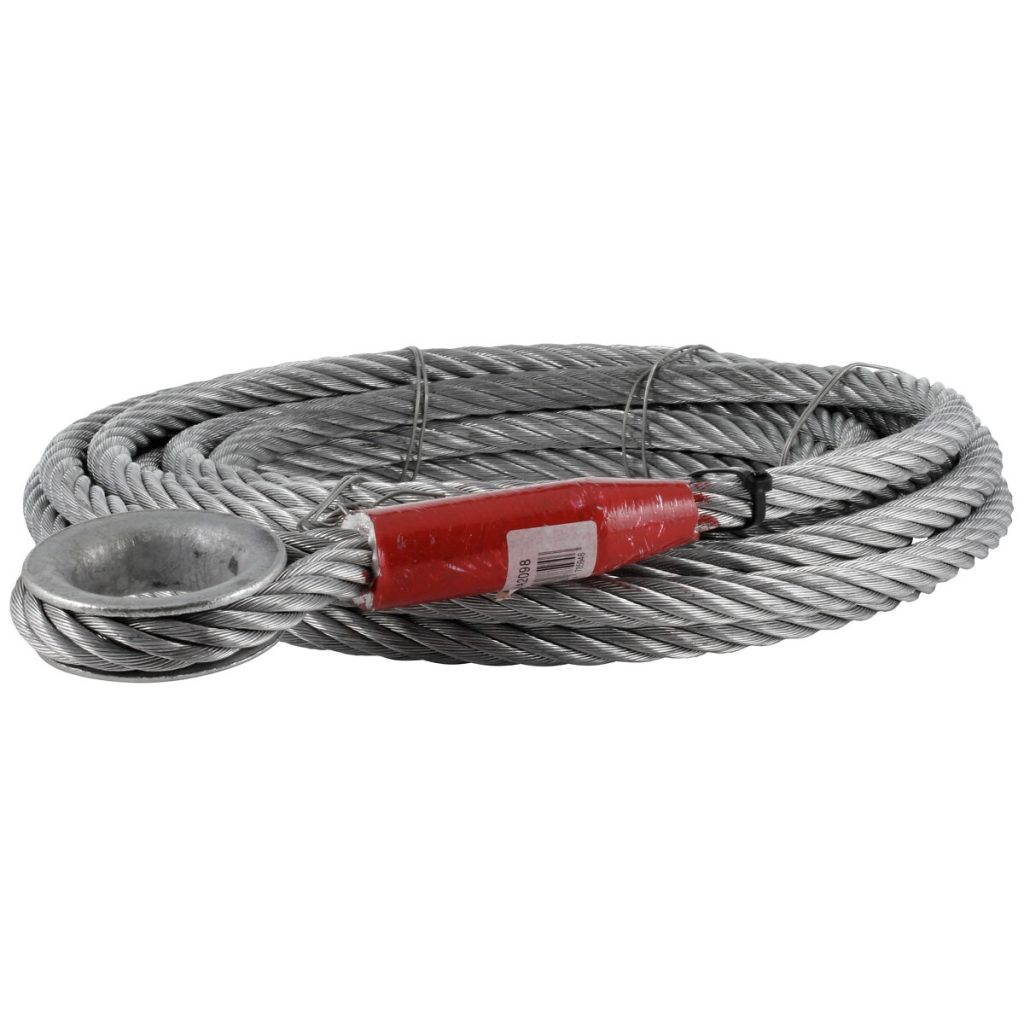Konteineru stiepļu troses 20t 16mm x 9,8m