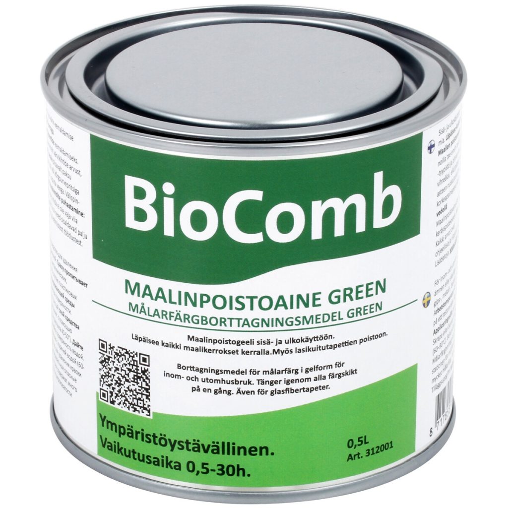 Krāsas noņemšanas līdzeklis 0,5l zaļš biocomb