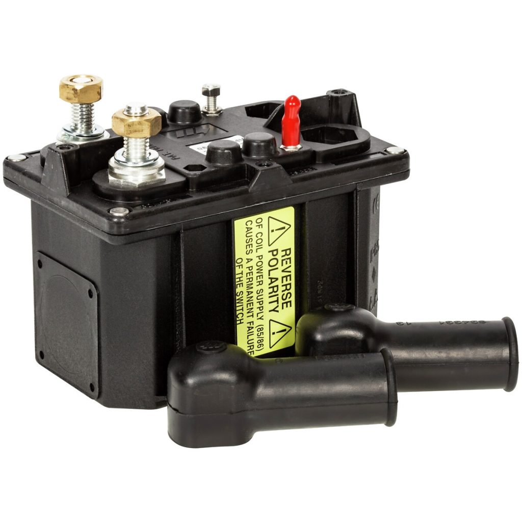 Baterija elektromagnētiskais slēdzis 24v pos vai neg