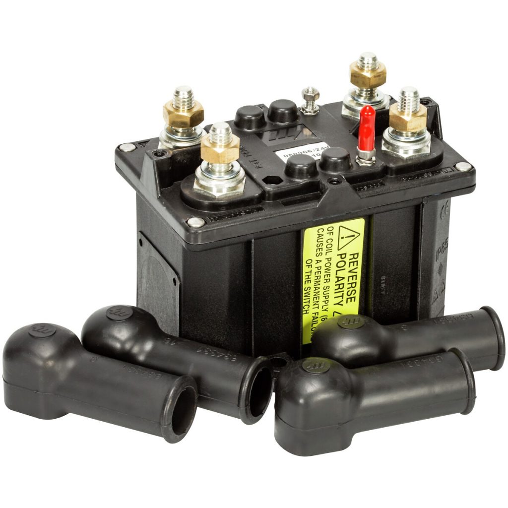 Baterija elektromagnētiskais slēdzis 24v pos un neg