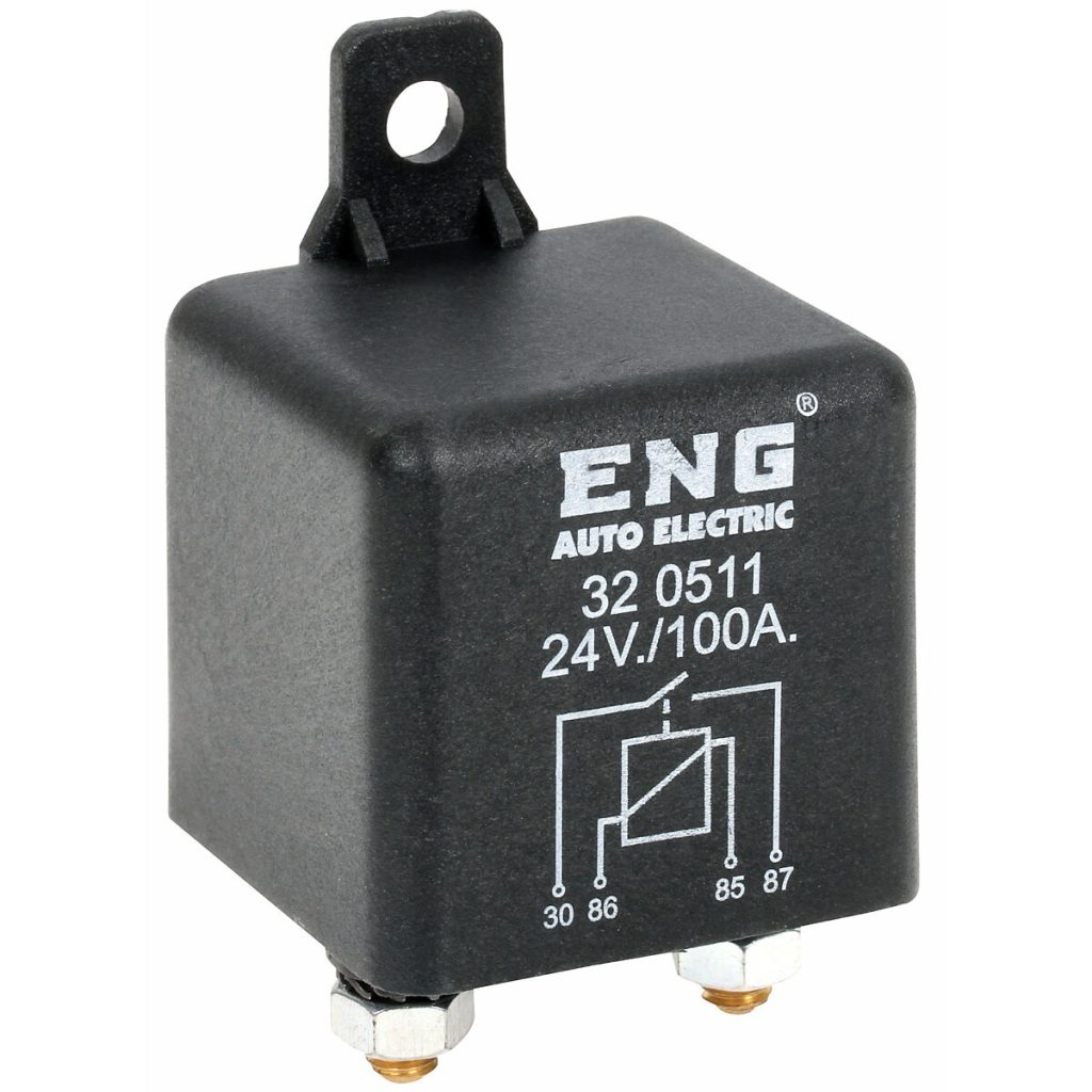 Savienojuma relejs 4-pin 24v 100a