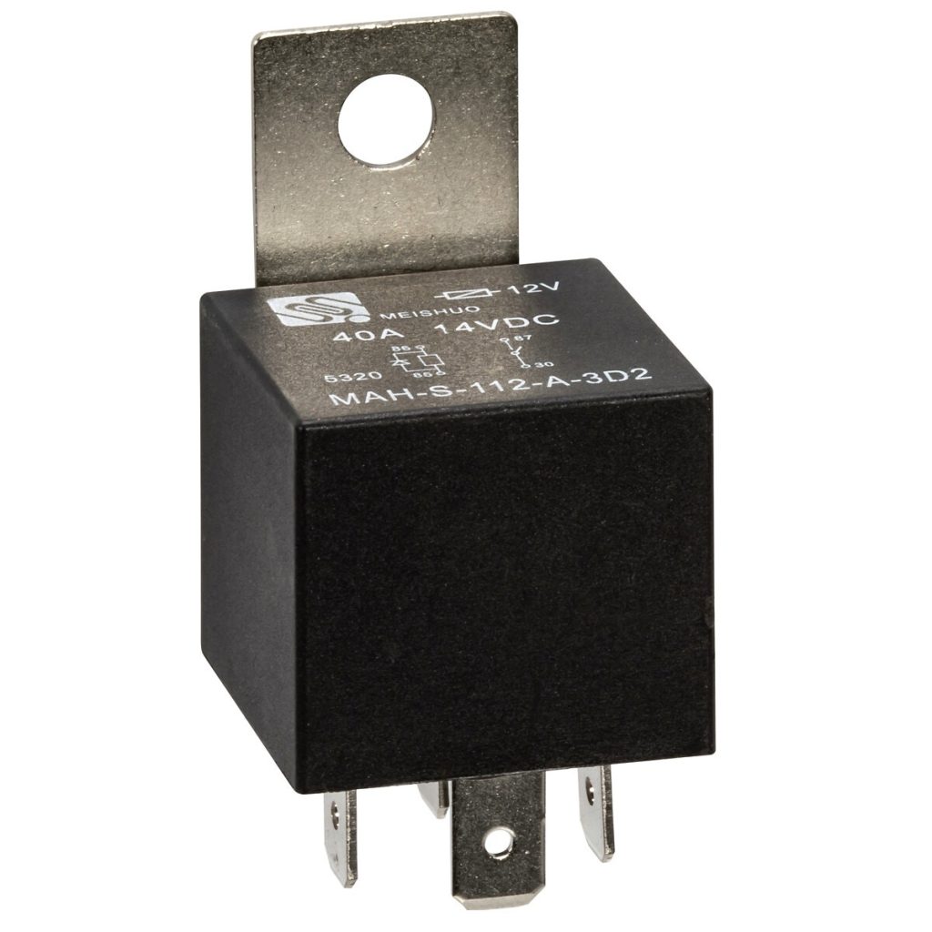 Pārslēgšanas relejs 4-pin 12v 40a ar diode