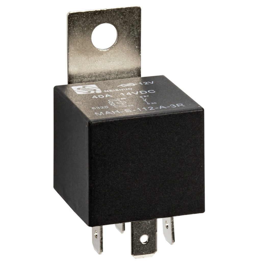 Pārslēgšanas relejs 4-pin 12v 40a ar rezistoru