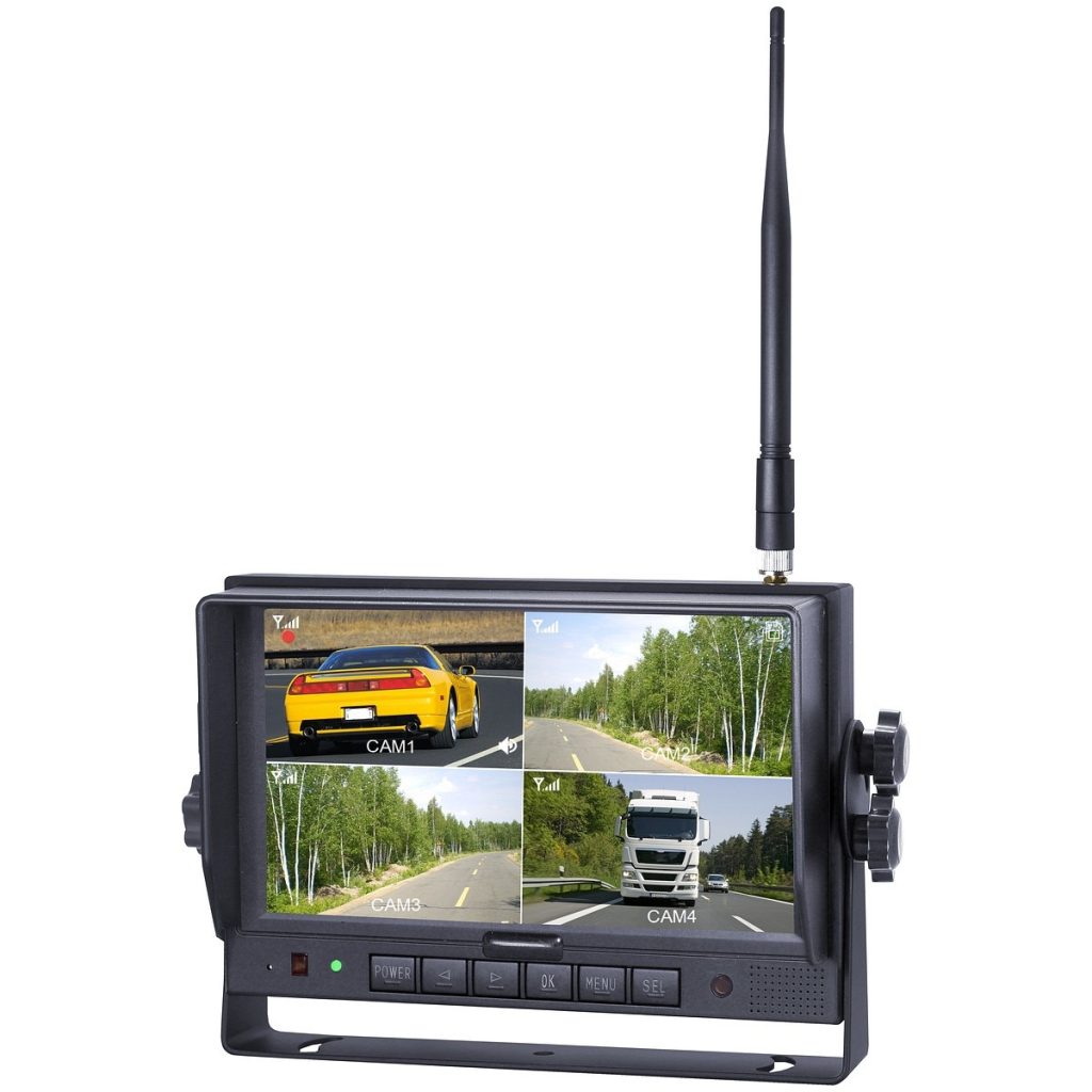 Monitors 7 collu hd bezvadu quad st0555