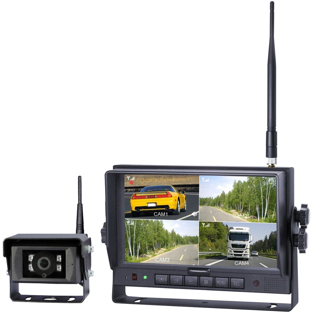 Bezvadu atpakaļgaitas kameras komplekts hd 7 collu
