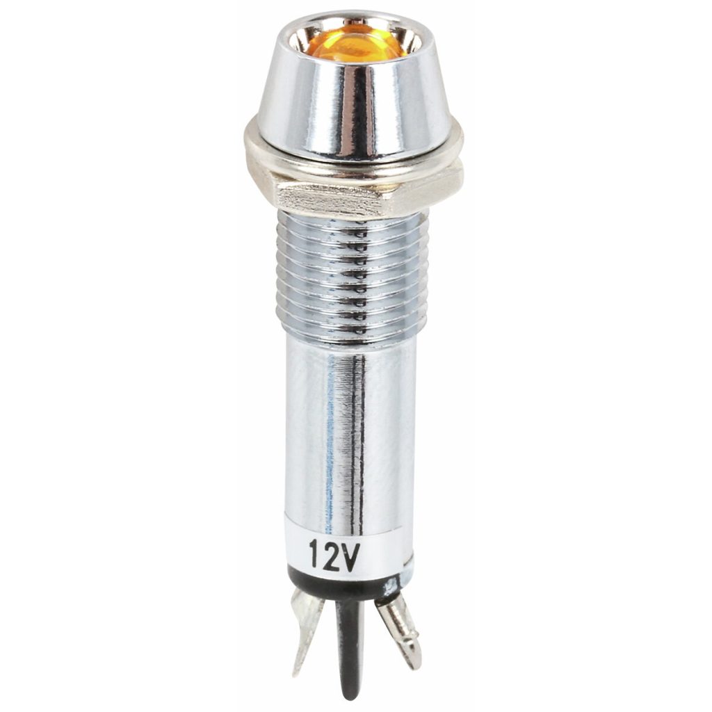 Indikatora gaisma 12v 9,8 dzeltens