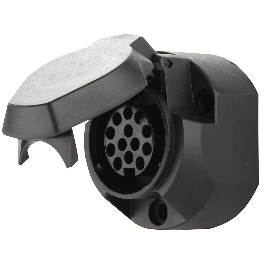 Kontaktligzda 13-pin 12v plastmasas
