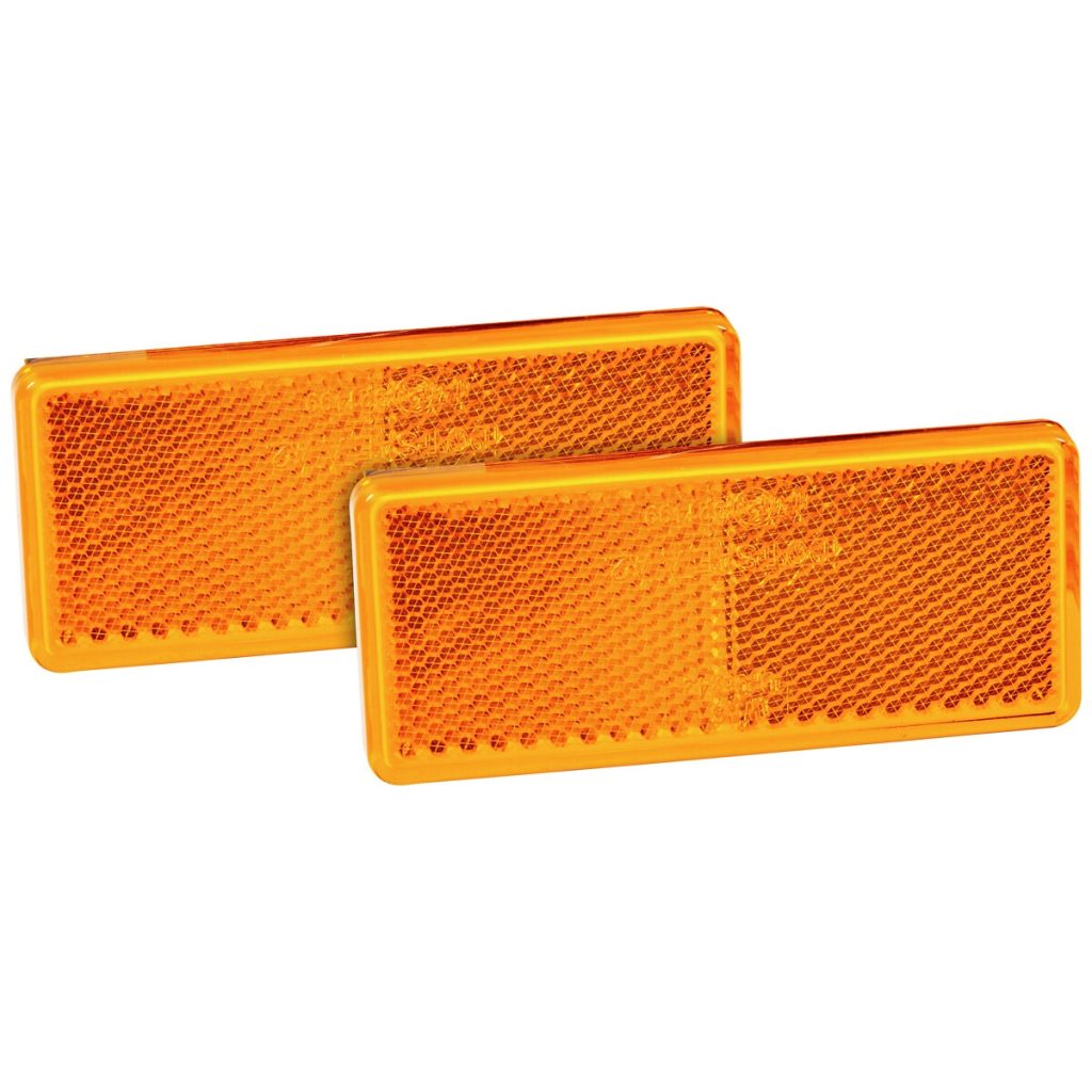 Atstarotājs 96x42mm dzeltens pašlīmējošs 2 gab.