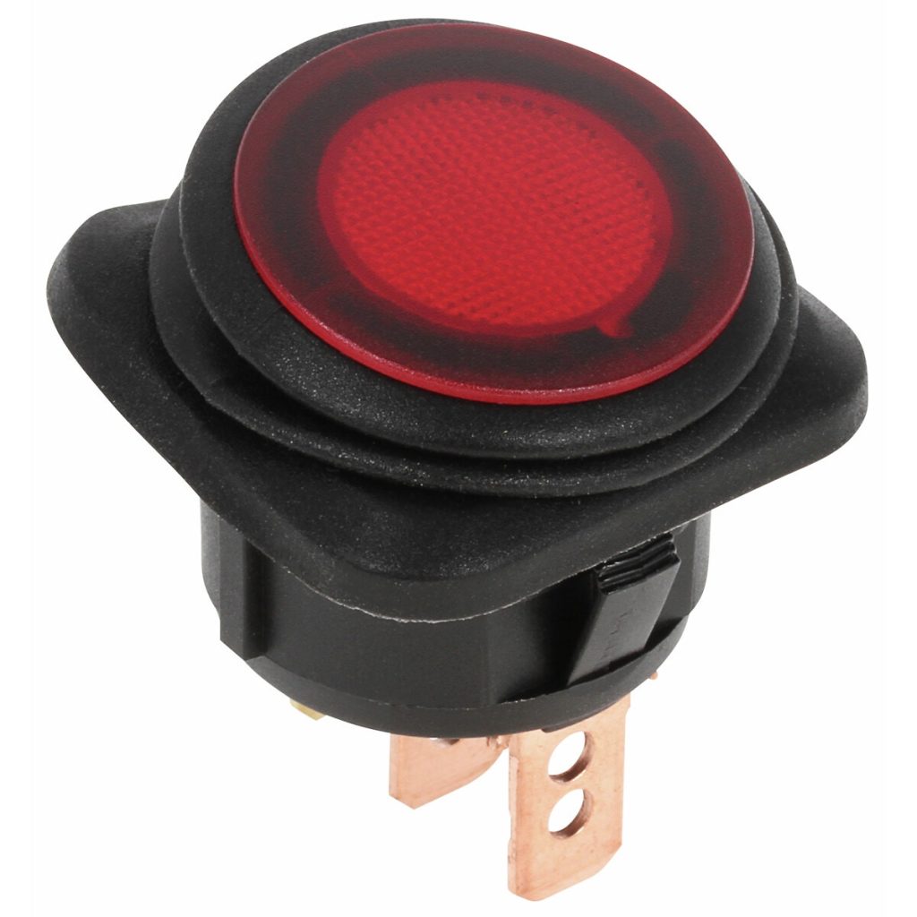 Rocker slēdzis 25a 12v ūdensizturīgs