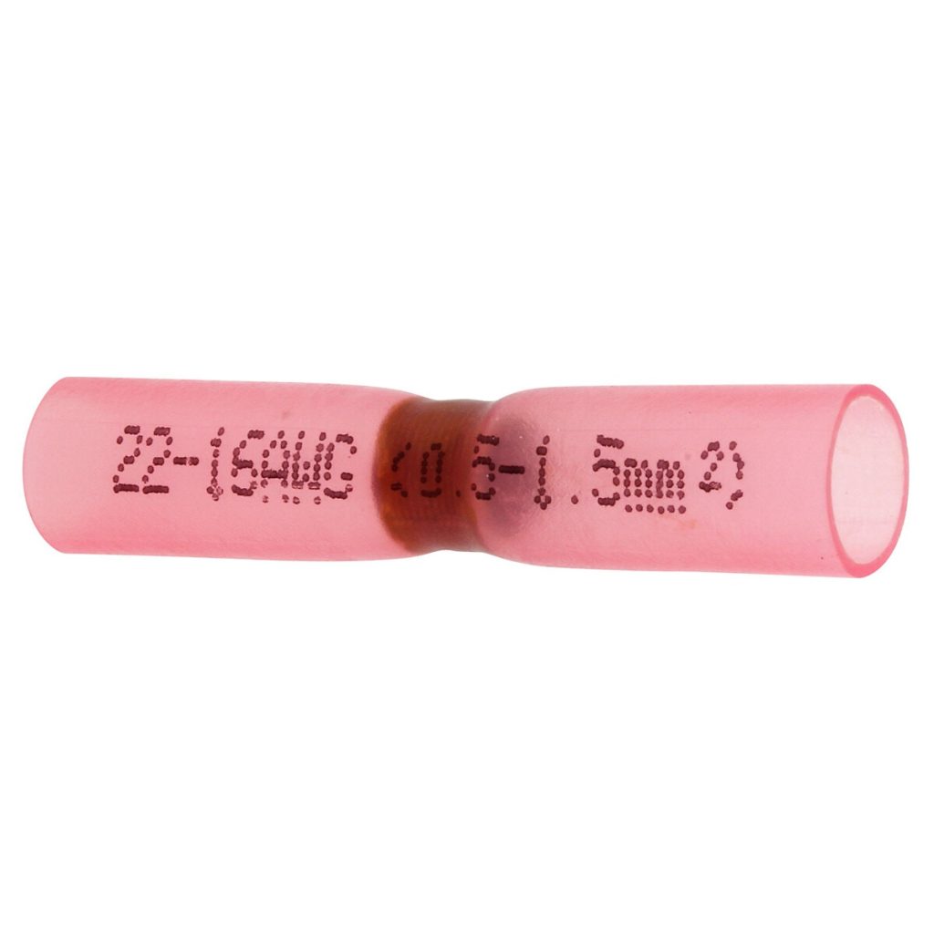 Savienotājs termo saraušanas sarkans 10gab 0,5-1,5mm2
