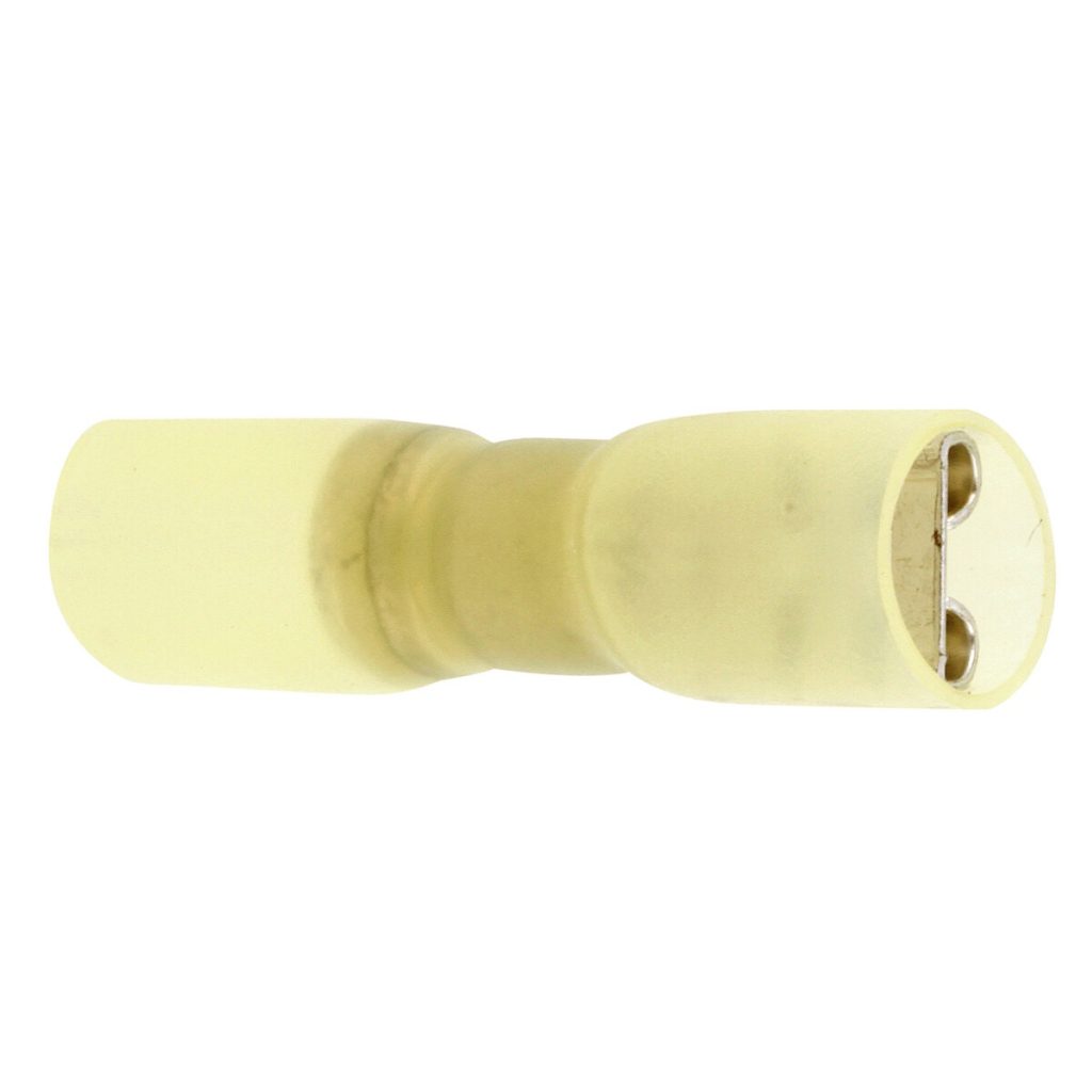 Savienotājs termosvītras disks sieviešu dzeltenais 10 gab. 6,6 mm