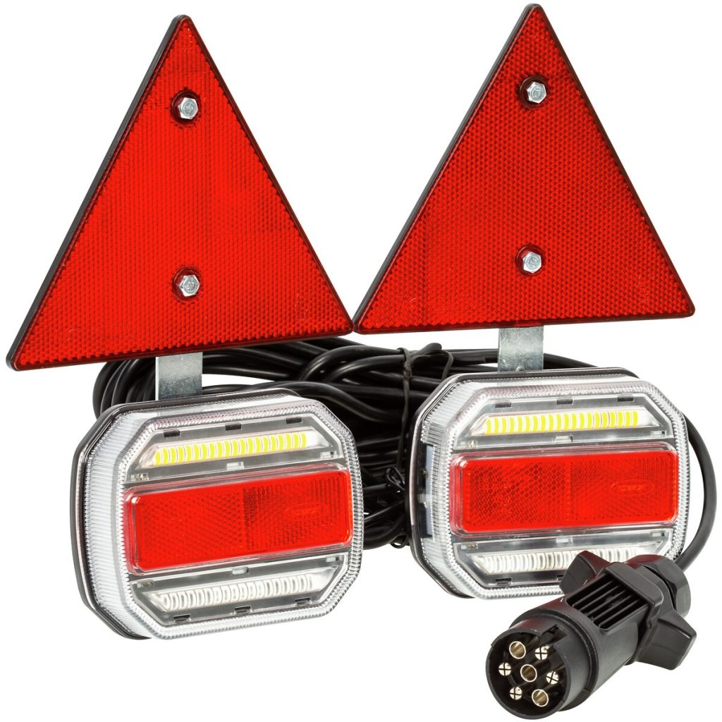 Piekabes LED gaismas komplekts canbus 10,5m 12v magnētiskais