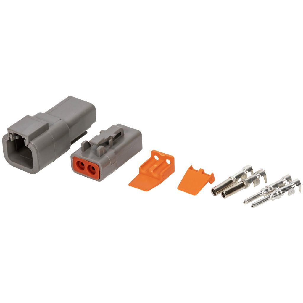 Deutsch dtp 2-pin savienotājs vīrietis+vīriete