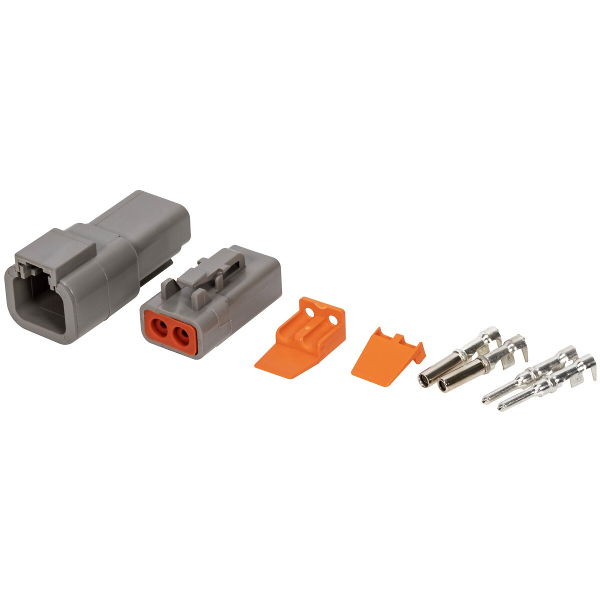 Deutsch dtp 2-pin savienotājs vīrietis+vīriete