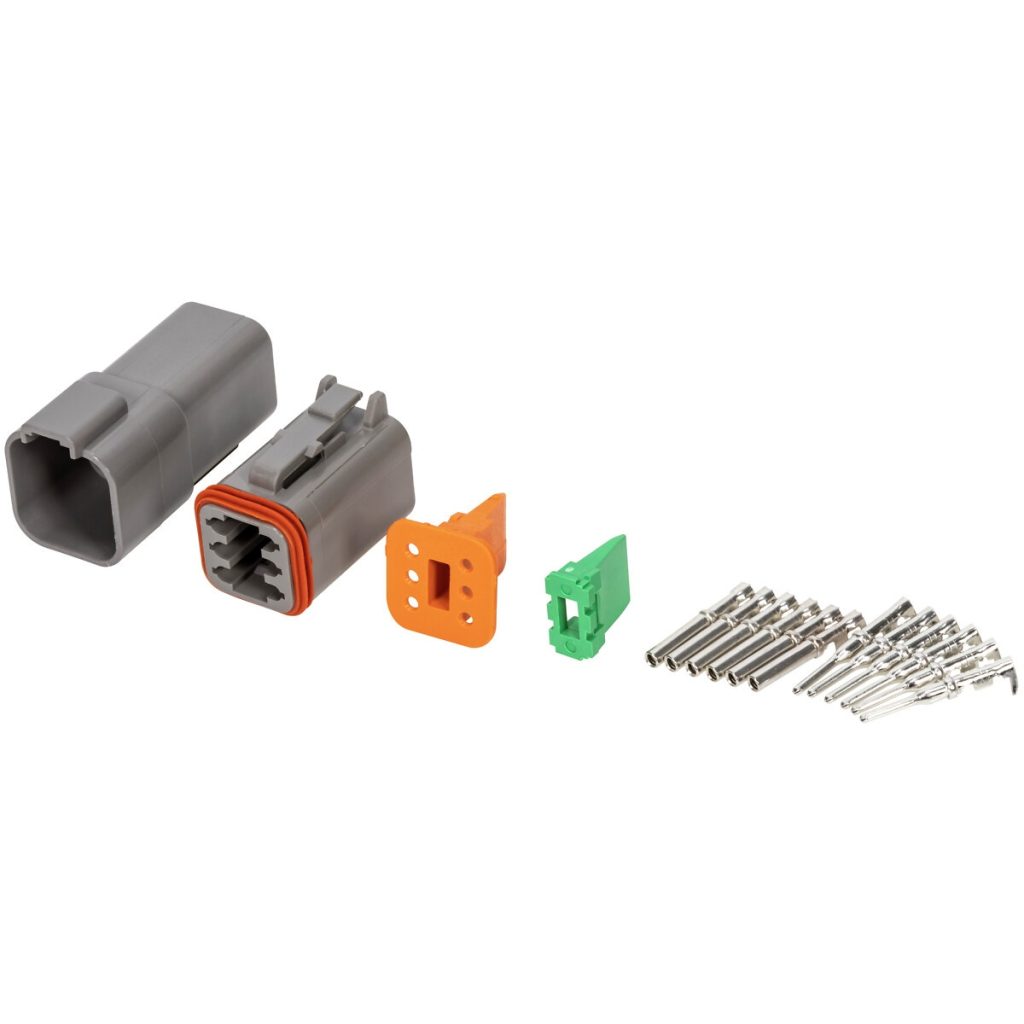 Deutsch dt 6-pin savienotājs vīrietis+vīriete