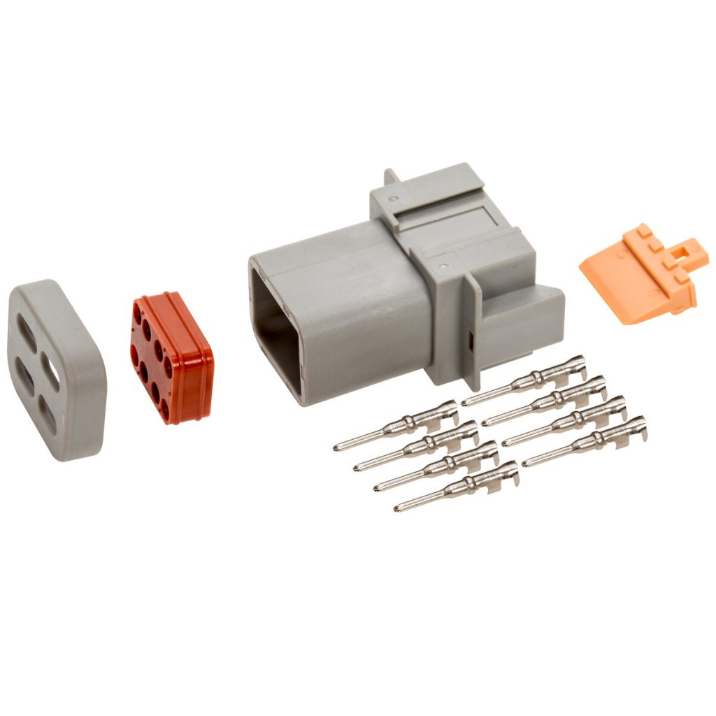Deutsch dt 8-pin savienotājs vīriešu dzimuma