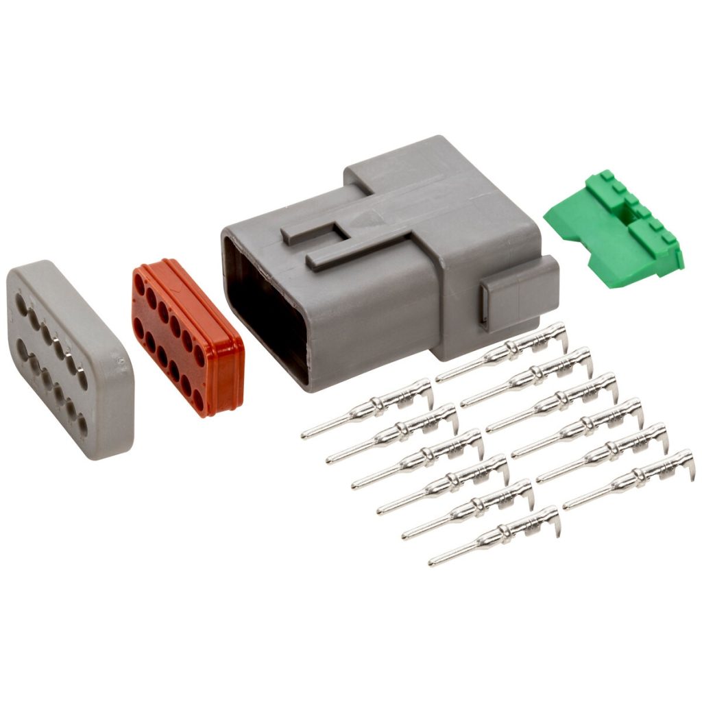 Deutsch dt 12-pin savienotājs vīriešu dzimuma