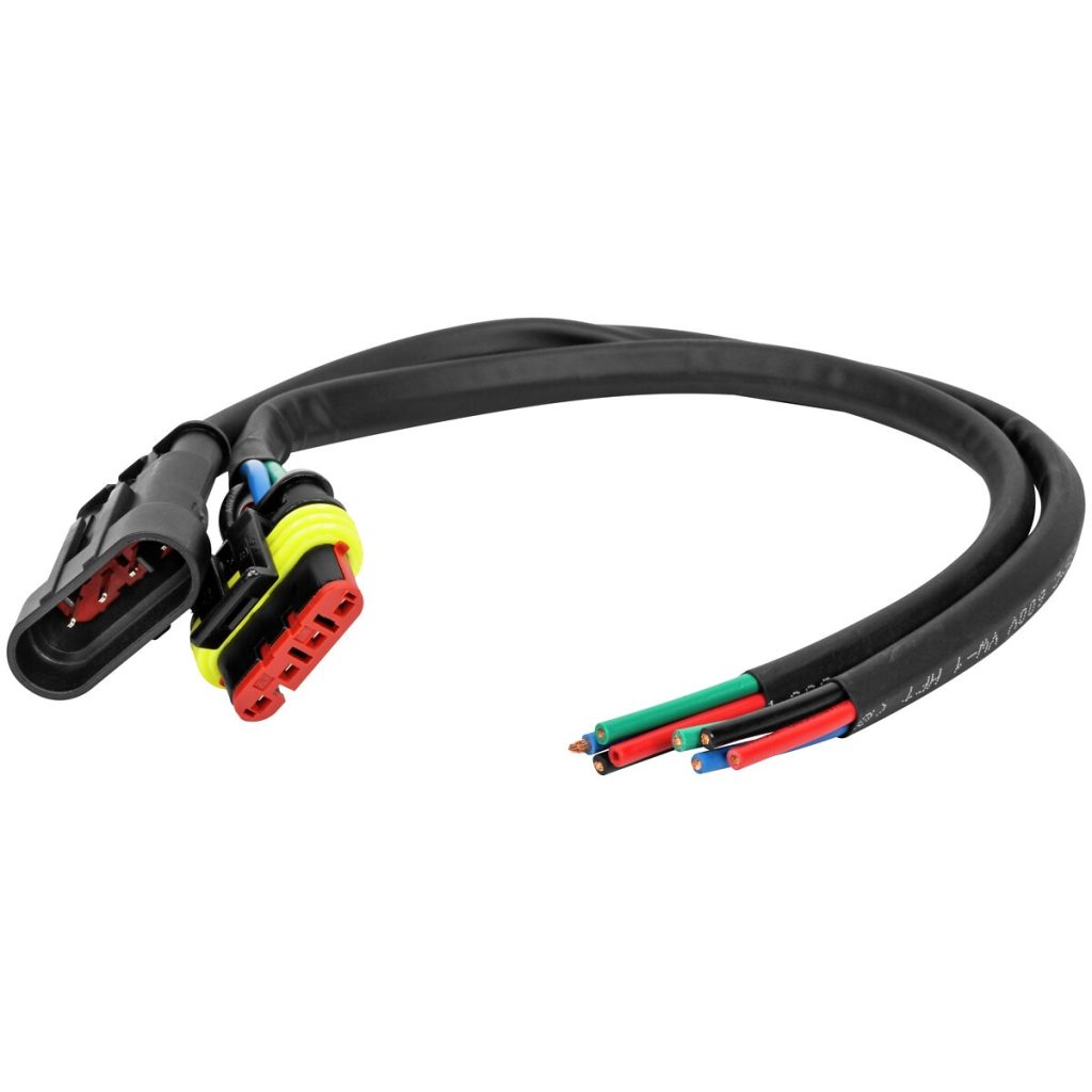 4-pin amp superseal con. ar kabelis m+f