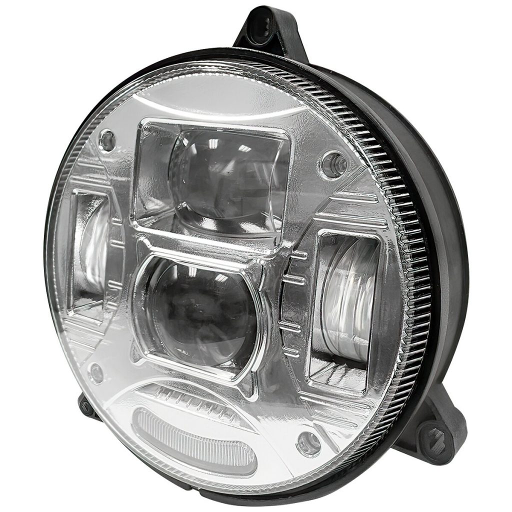 VADĪBAS LUKTURIS APAĻŠ 132 MM 3 VIRZIENU HROMS