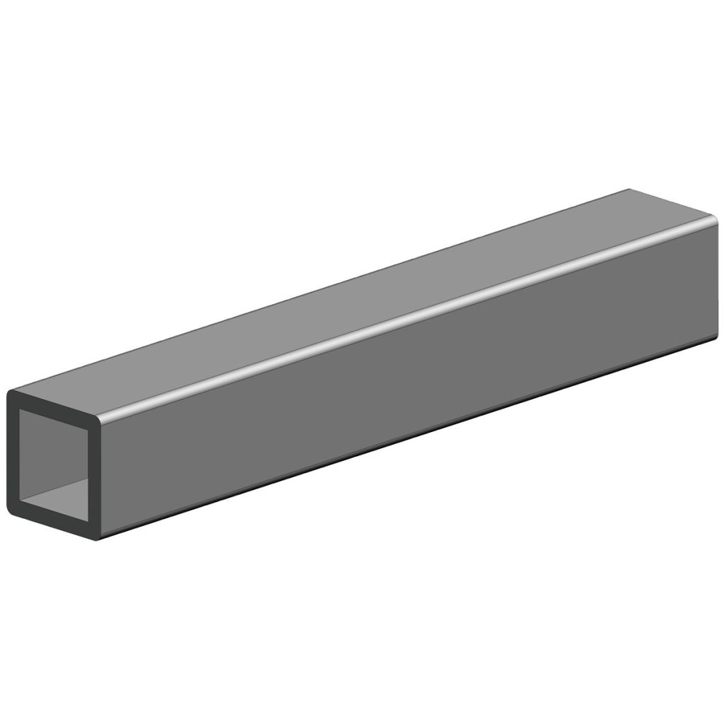 Tērauda kvadrātveida caurule 15x15x1,5x2000mm