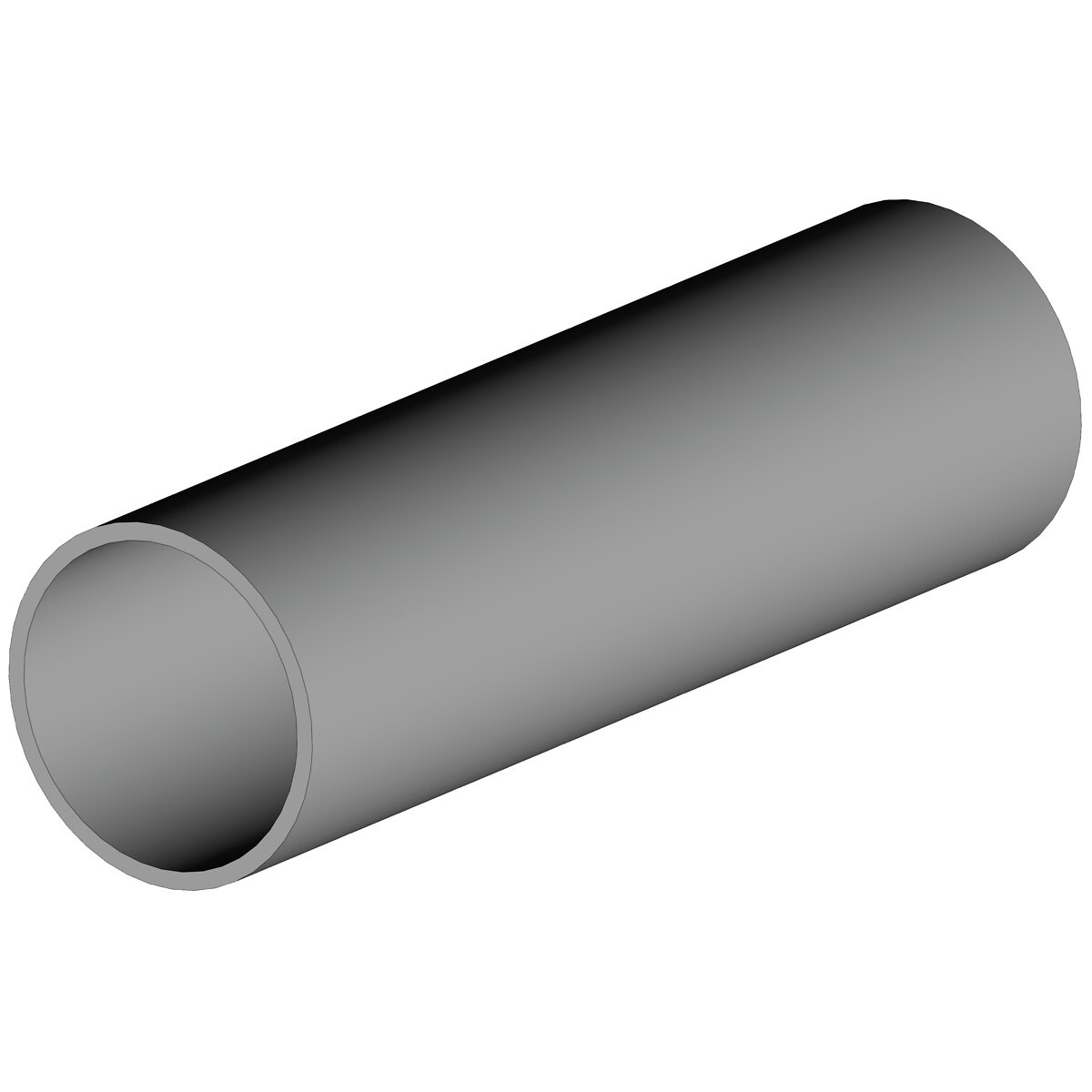 Alumīnija apaļā caurule 40x2x2000mm