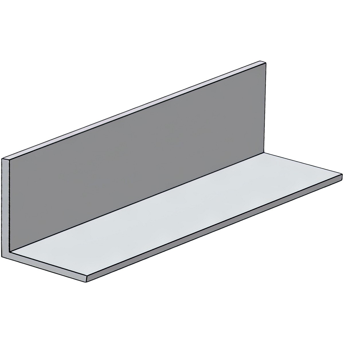 Alumīnija leņķis 20x20x2x2000mm