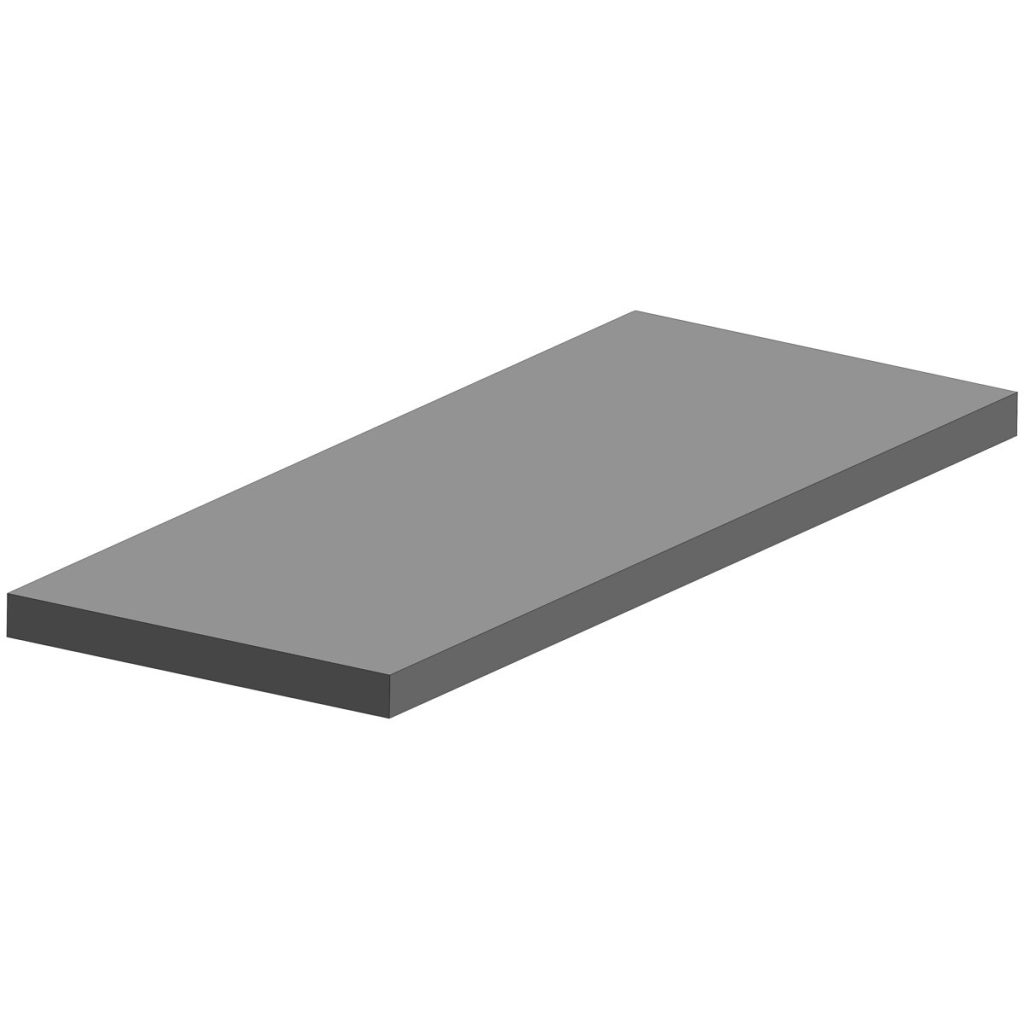 Alumīnija plakanais stienis 4x40x2000mm