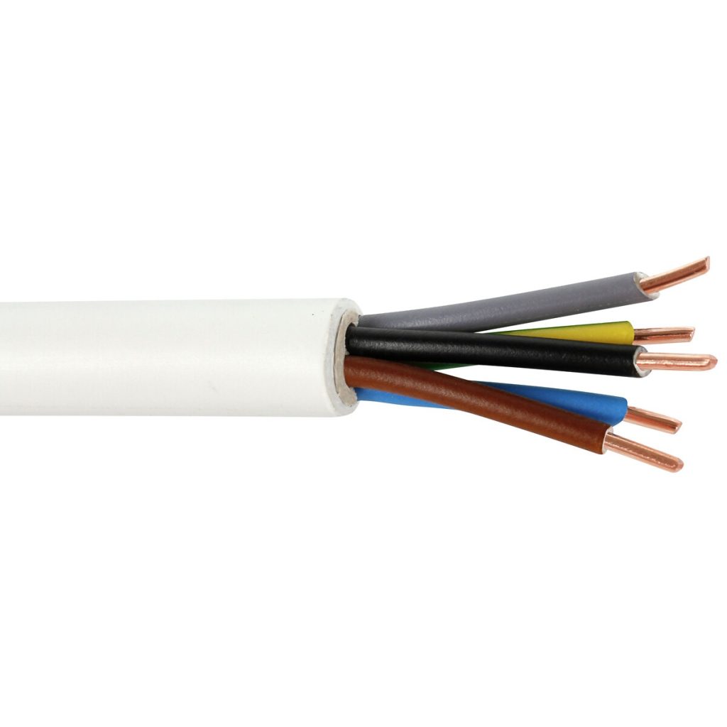 Elektriskais kabelis mmj 5×2,5mm s tele-fonika