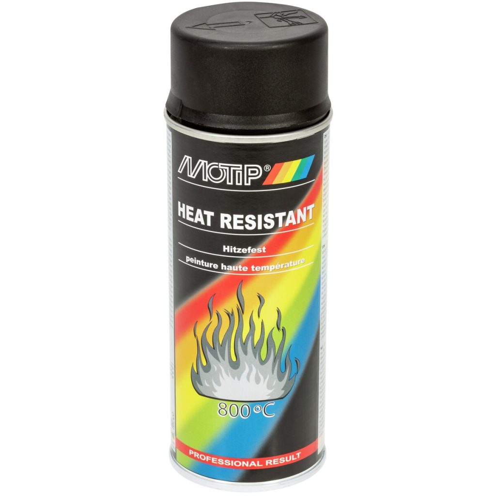 Krāsa karstumizturīga 400ml melns