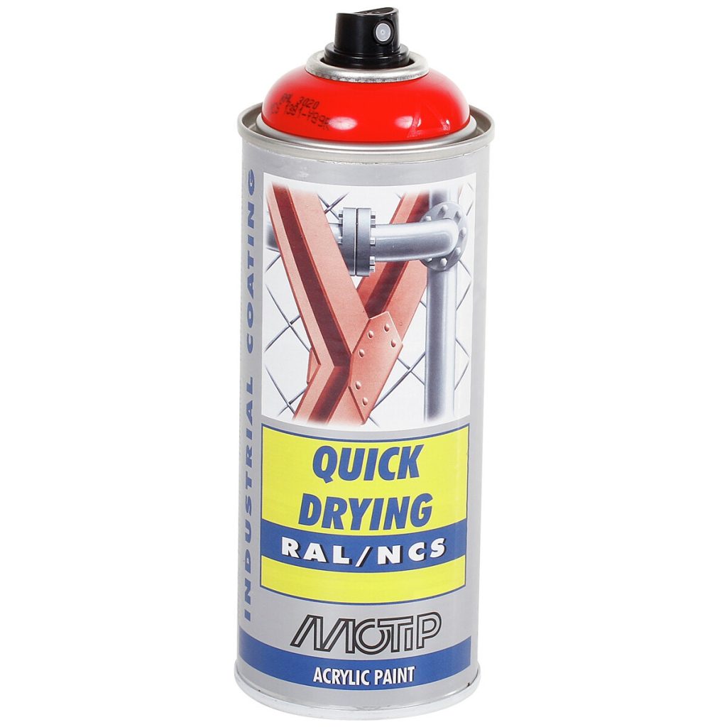 Krāsa sarkans ral3020 akr. aerosols 400ml