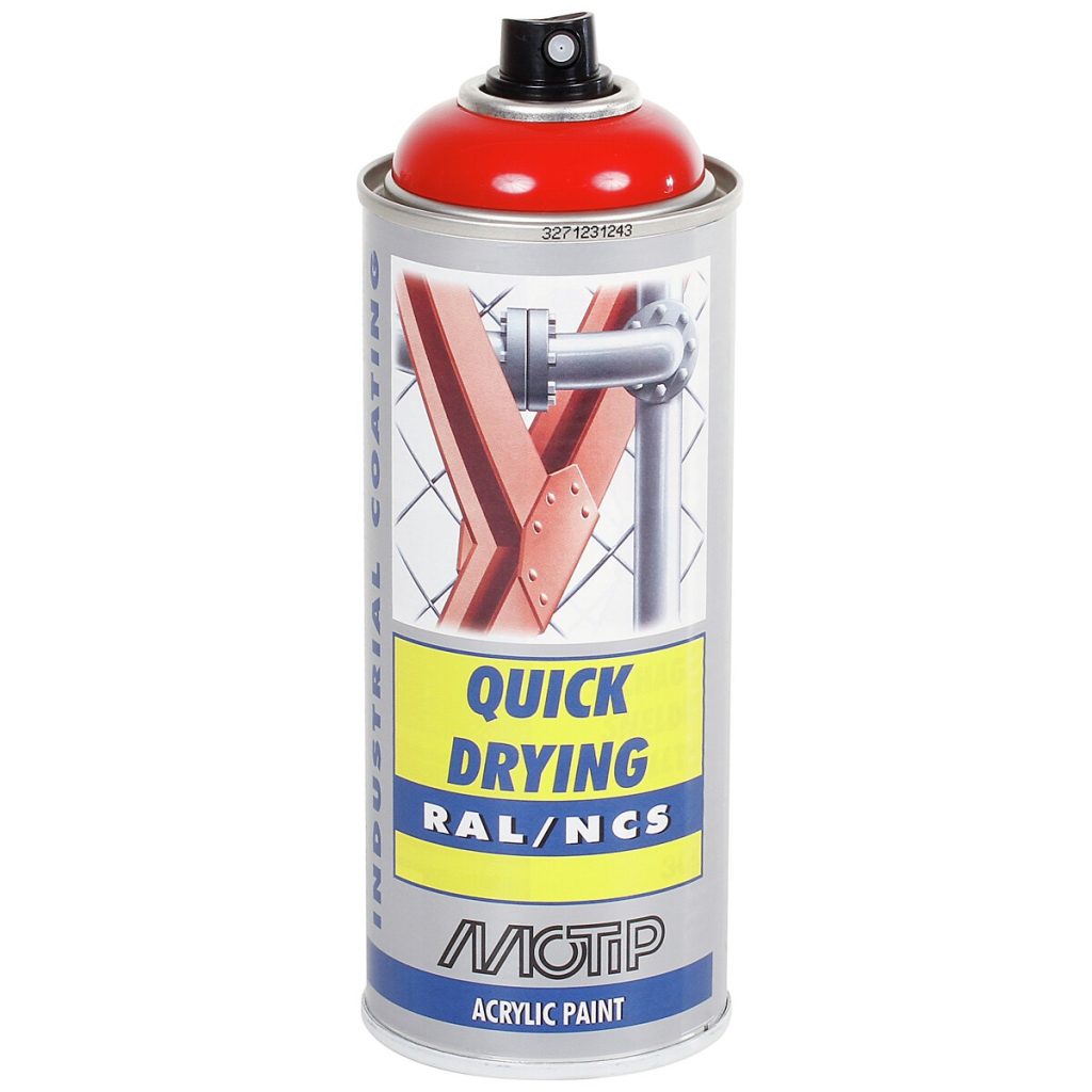 Krāsa ar smidzināšanas paņēmienu sarkans ral3001 akril 400ml