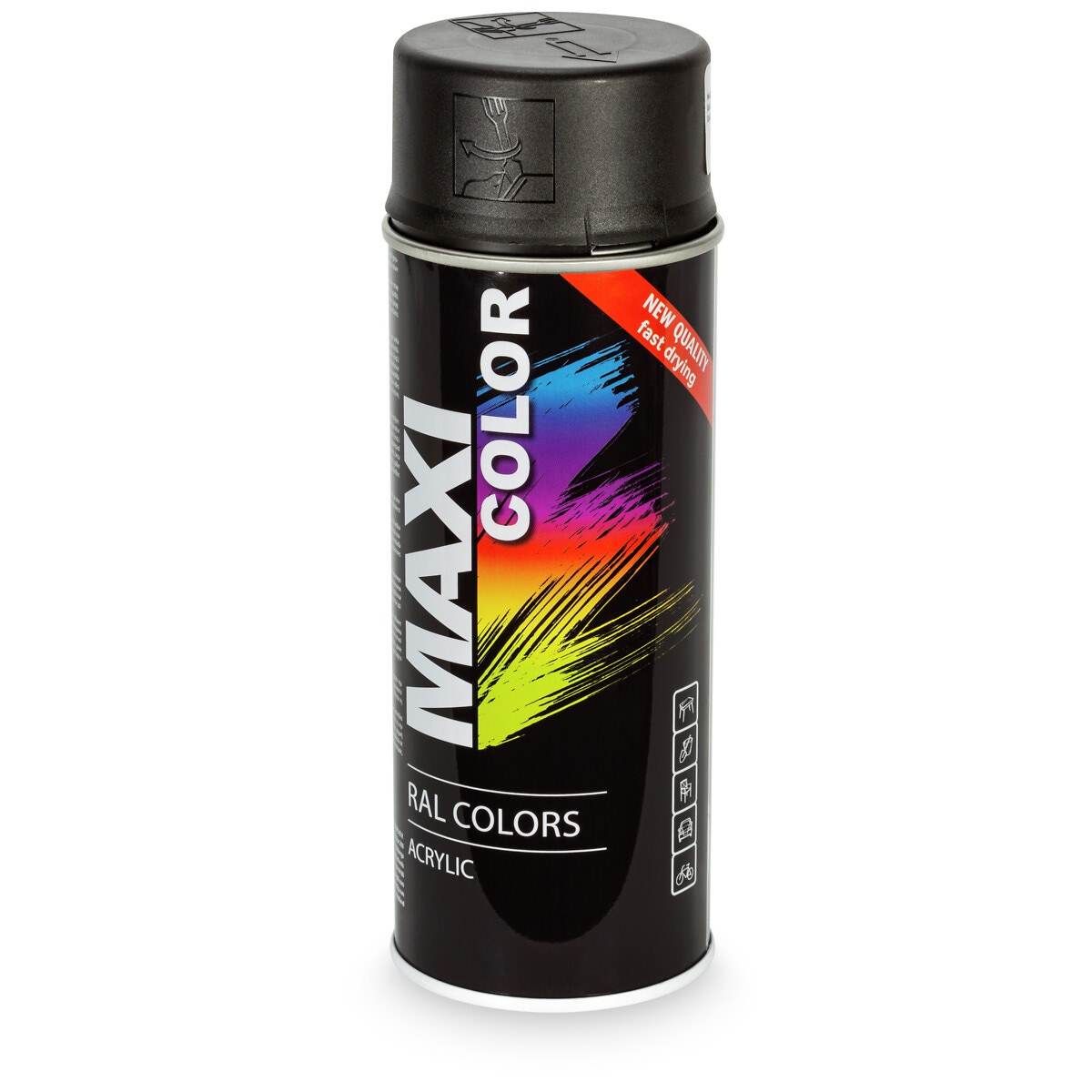 Izsmidzināmā krāsa matēta melns 400ml aerosols