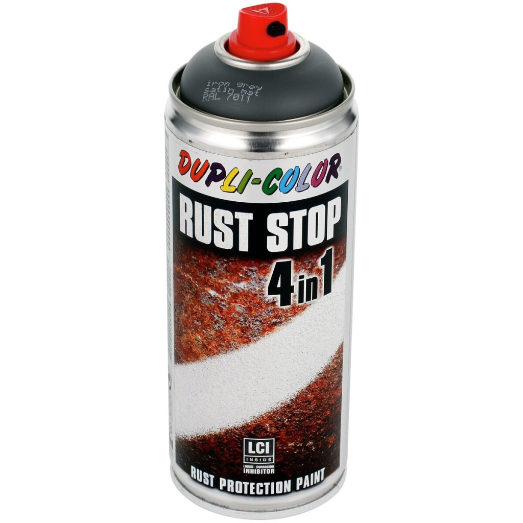 Pretkorozijas krāsa pelēka (RAL 7011), 4 vienā, 400 ml