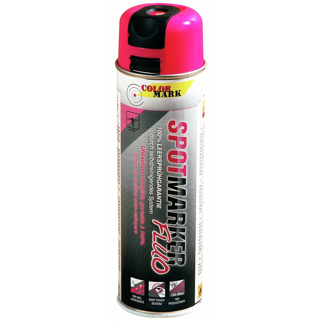 Marķēšanas aerosols 500 ml rozā fluora vietas