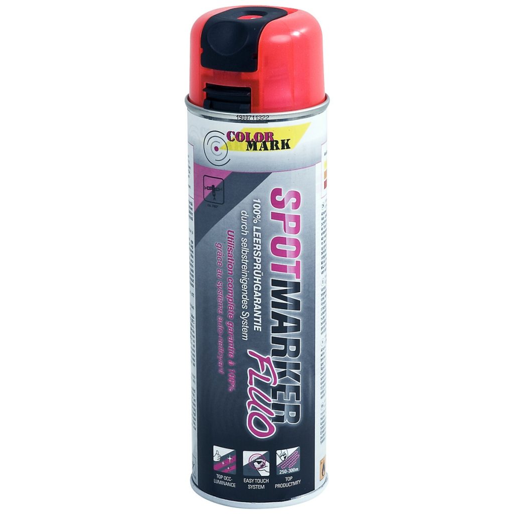 Marķēšanas aerosols 500 ml sarkans fluor spot